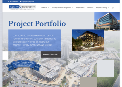 Cagley and Associates Website Design